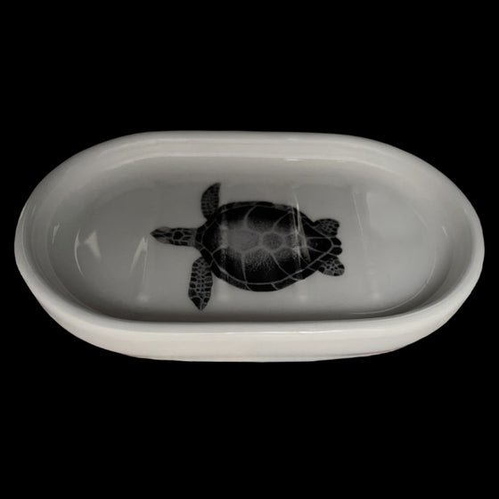 Turtle soap dish